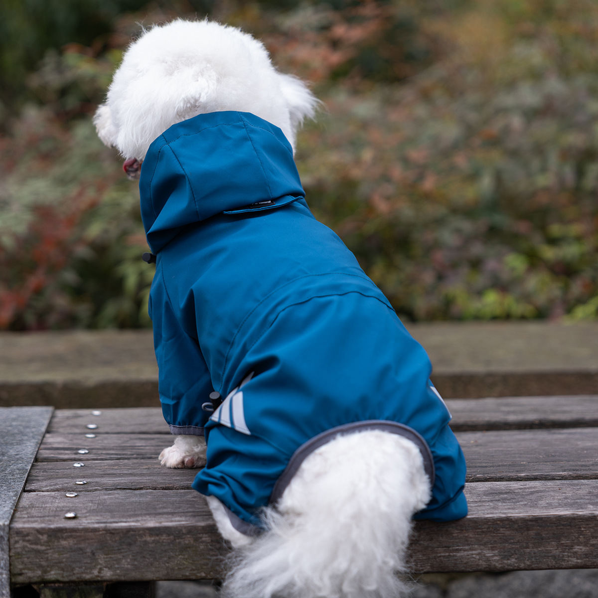 Pet Raincoat Four-legged Waterproof Poncho