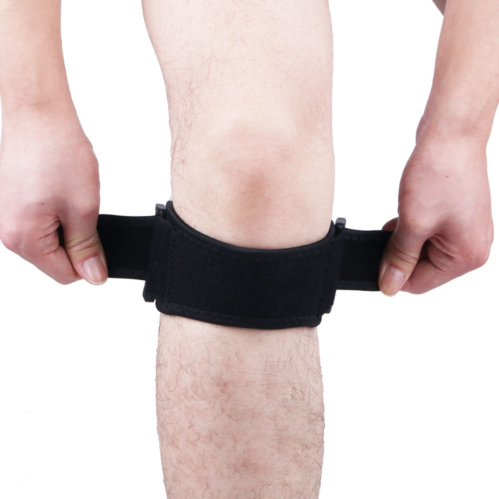 Wholesale Pressurized Sports Patellar Band Knee Pads, Outdoor Cycling, Mountain Climbing, Basketball, Running, Shock Absorption, Bidirectional Adjustment Patellar Band