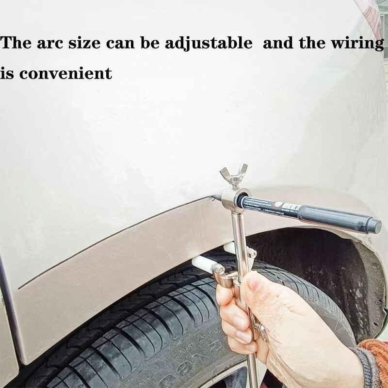 1x Automobile Dent Repair Wheel Arch Car Body Line Marking Tools Range 0cm-20cm