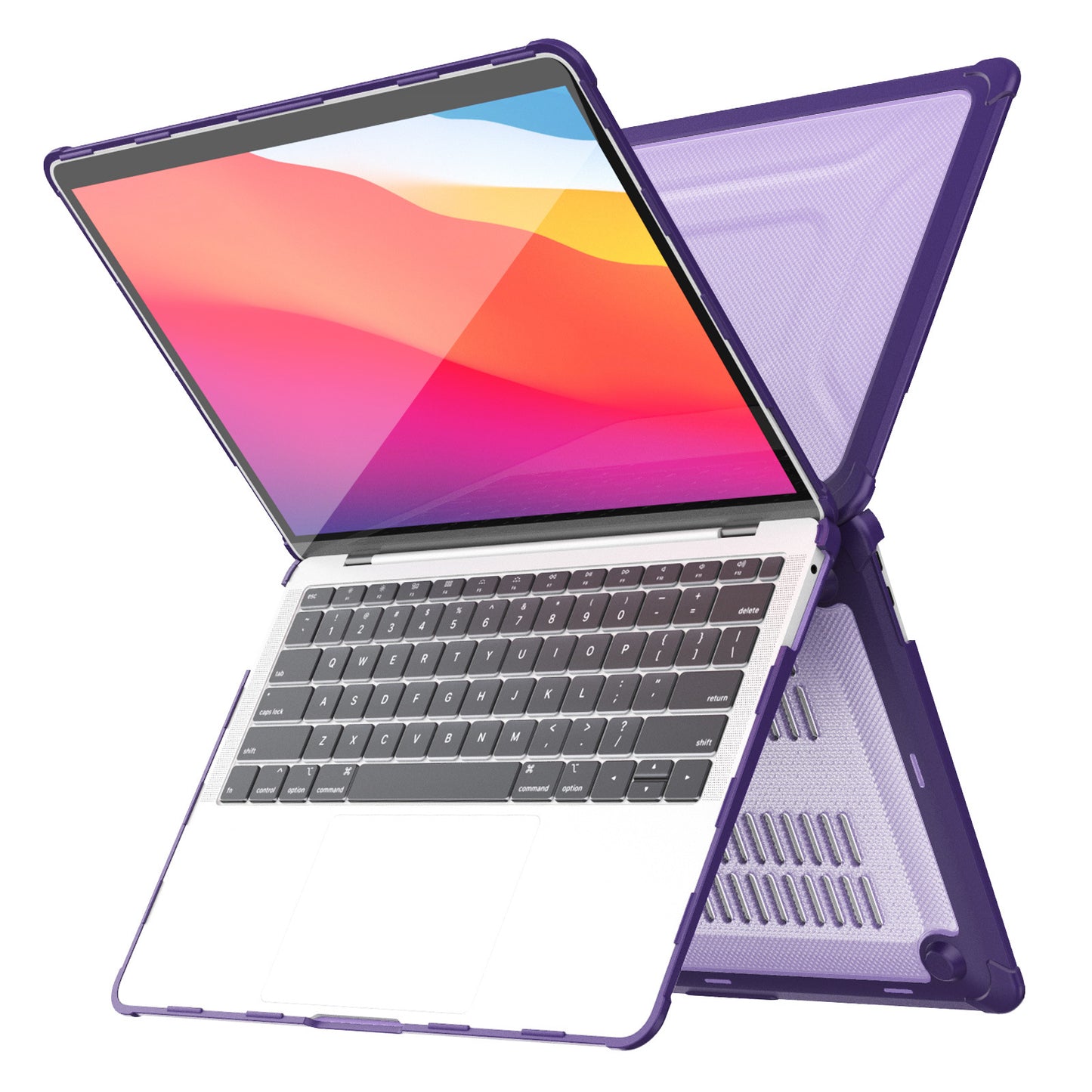 Air13 Laptop Case Transparent Frosted Cooling Bracket Anti-fall Shell