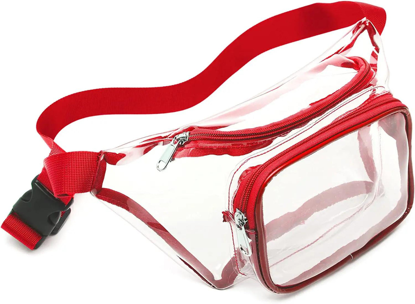 Eco-friendly Transparent PVC Waist Bag Outdoor Sports Crossbody Bag