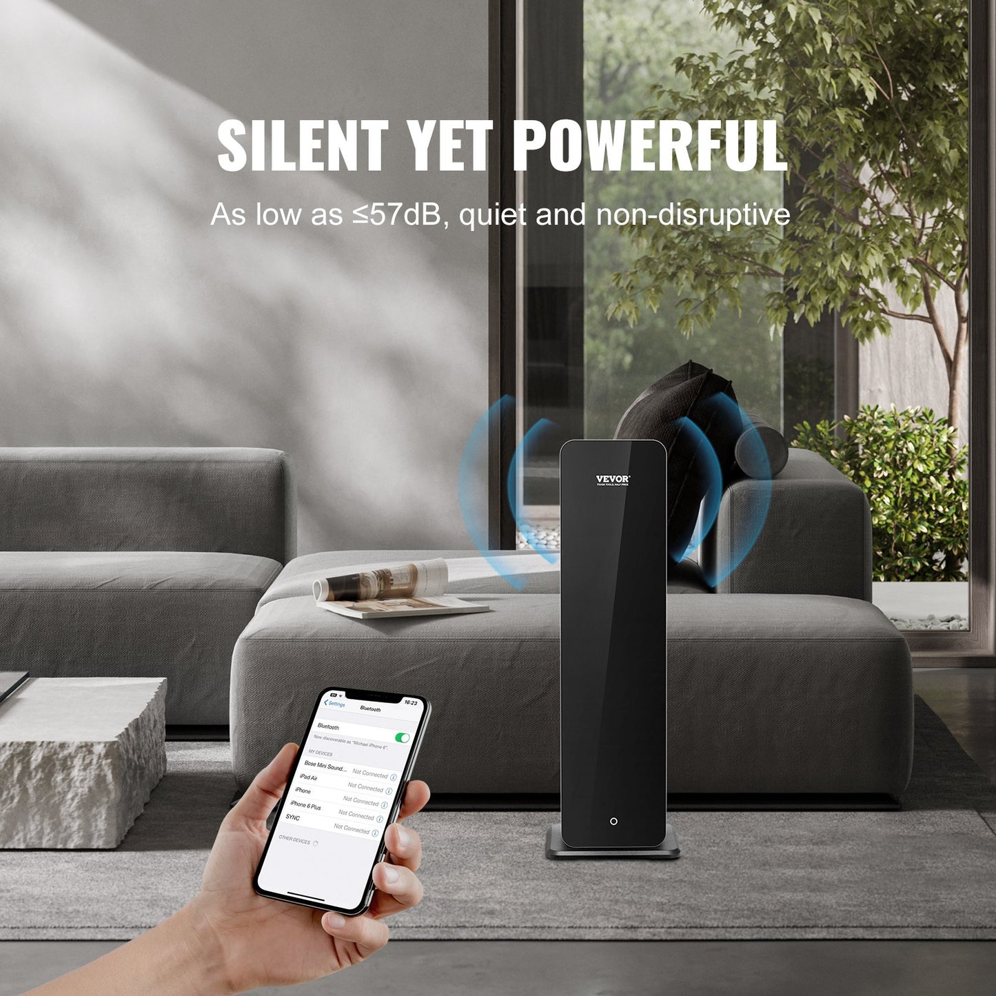 Scent Air Machine For Home, 950ml Bluetooth Smart Cold Air Diffuser, 3000sq.ft Waterless Essential Oil Scent Air Diffuser, Floor Standing Aromatherapy Machine For Large Room, Office, Hotel