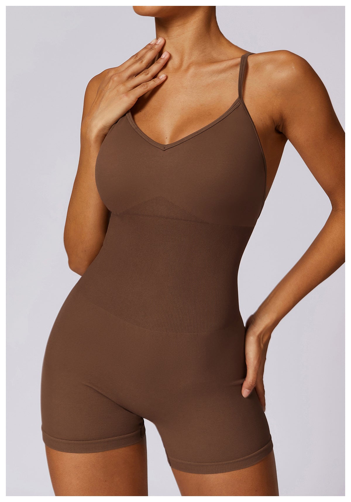 Fitness Seamless Beauty Back Yoga Jumpsuit Sports One-piece