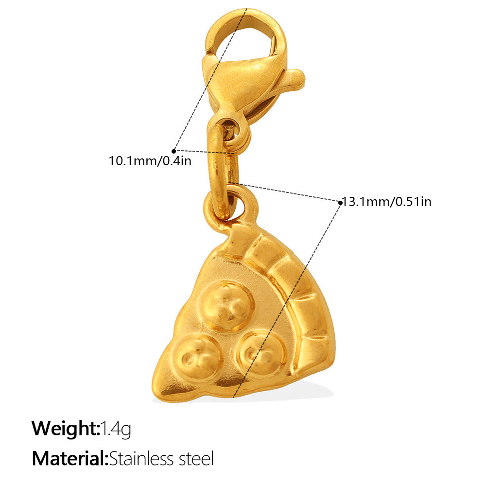Cute And Sweet Style Pizza Candy Food Series Lobster-shaped Pendant For DIY Bracelet Or Necklace, Exquisite Accessories