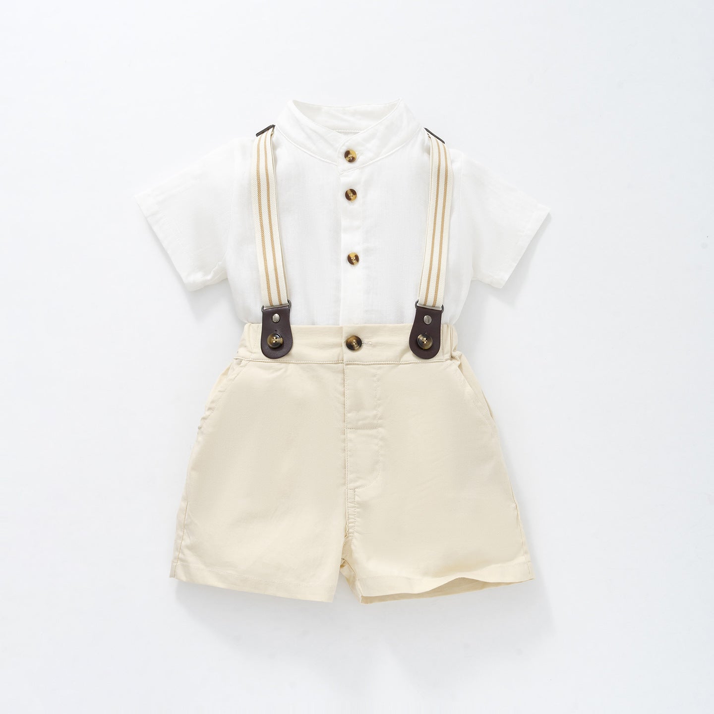 Korean-style Suspender Pants Set For Boys