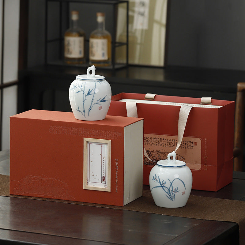 New Chinese-style Tea Caddy Empty Gift Box