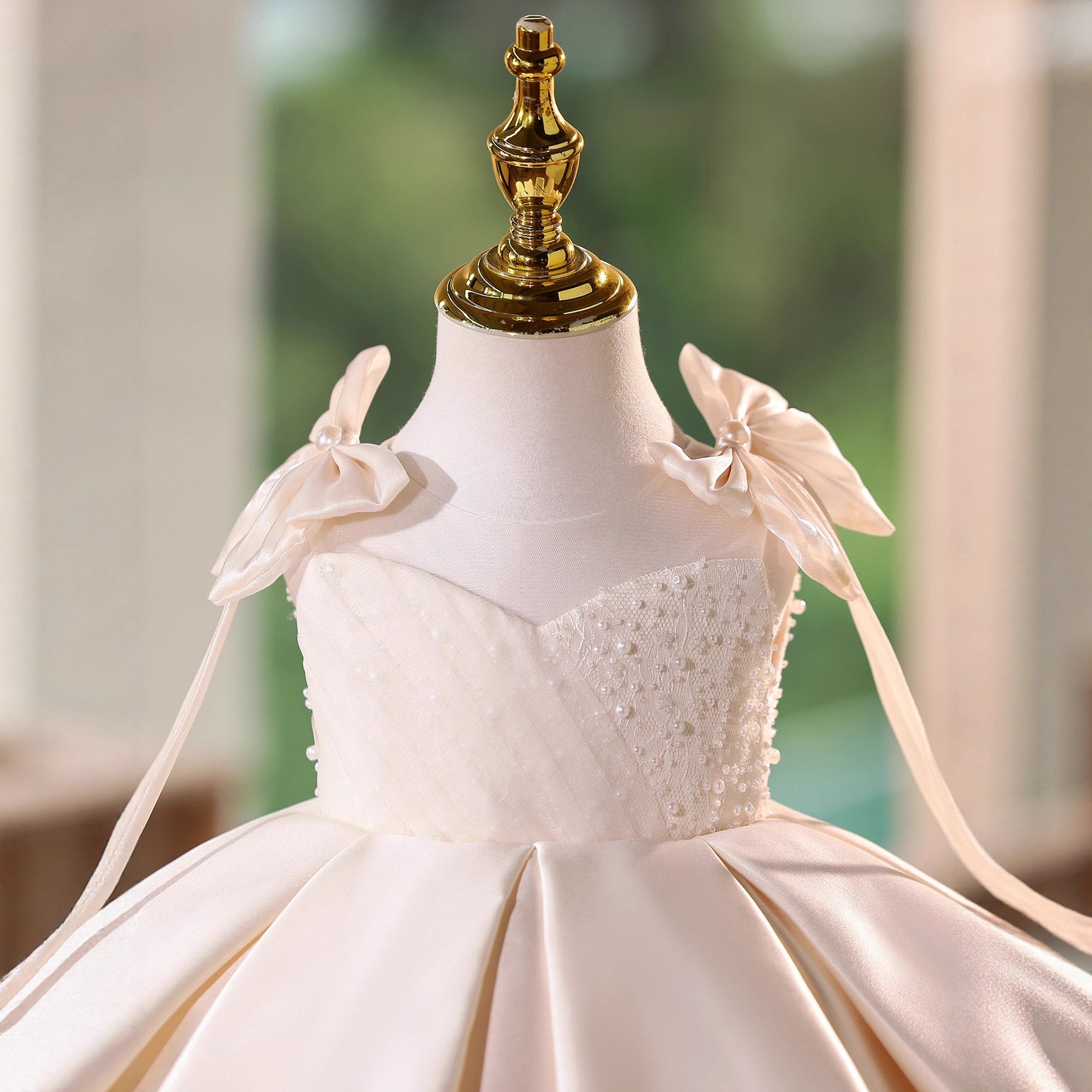 Girls' Piano Playing Dress With High Sense Of Beauty Wedding Pettiskirt