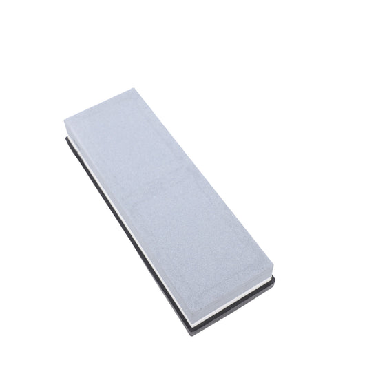 Sharpening Stone 400 1000 Grit Dual Sided Whetstone With Anti Slip Base White Corundum For Kitchen Grey And White