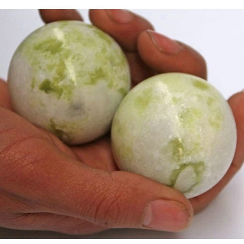 Rotating Jade Fitness Ball For Hand Exercise