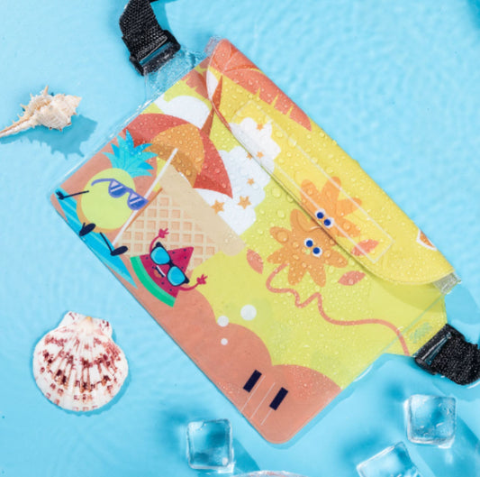 Drifting mobile phone waterproof bag-pineapple blowing snow