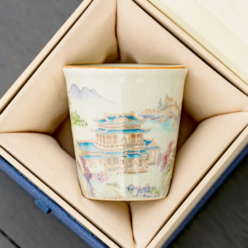 Ru Ware Tea Hosts Cup Ceramic Coke