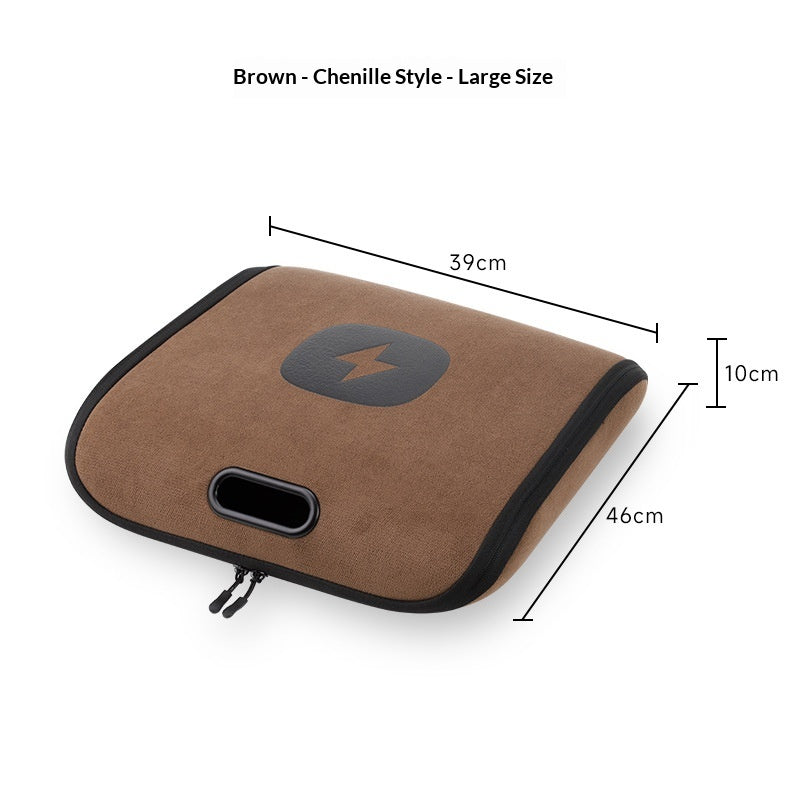Car Charging Gun Storage Bag Electric Vehicle Onboard Charger Storage Box