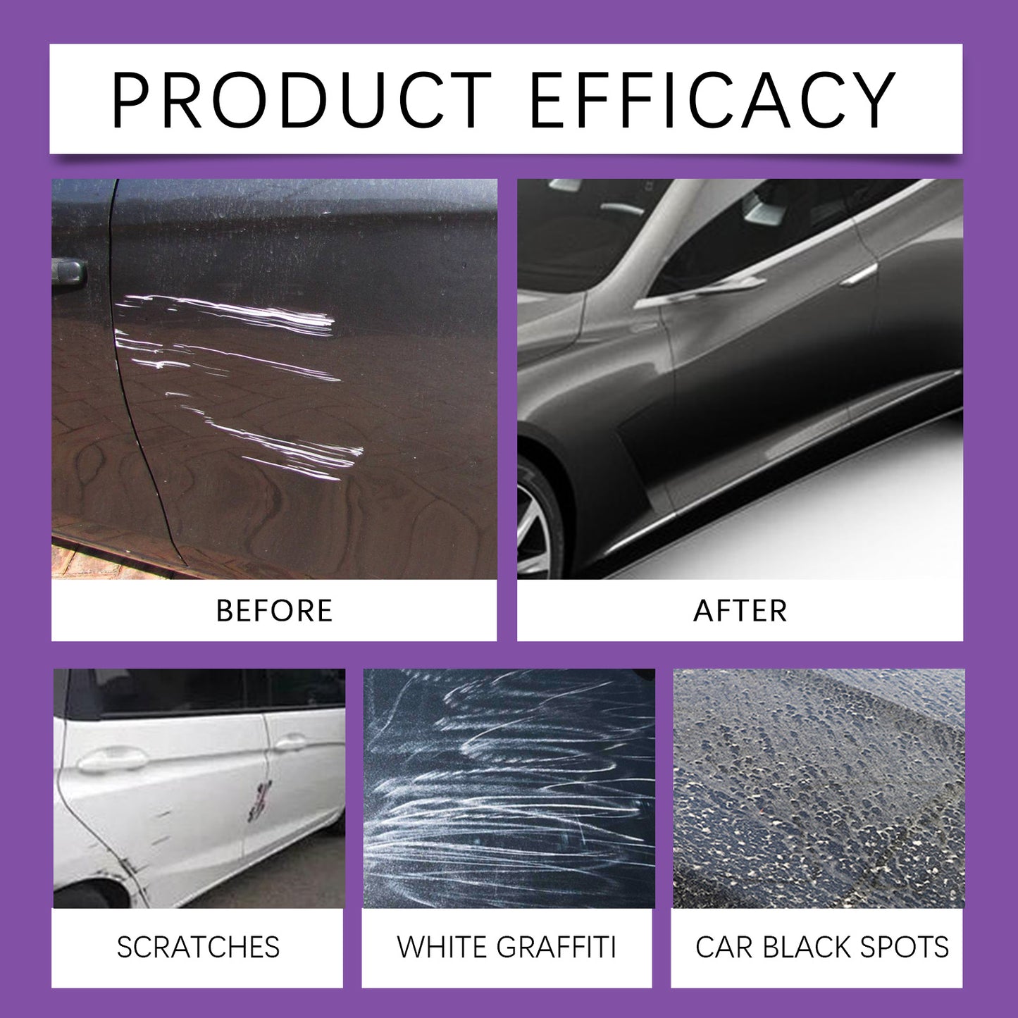 Car Scratch Care Liquid, Paint Scratch Maintenance, Daily Gloss Polish & Renovation Agent