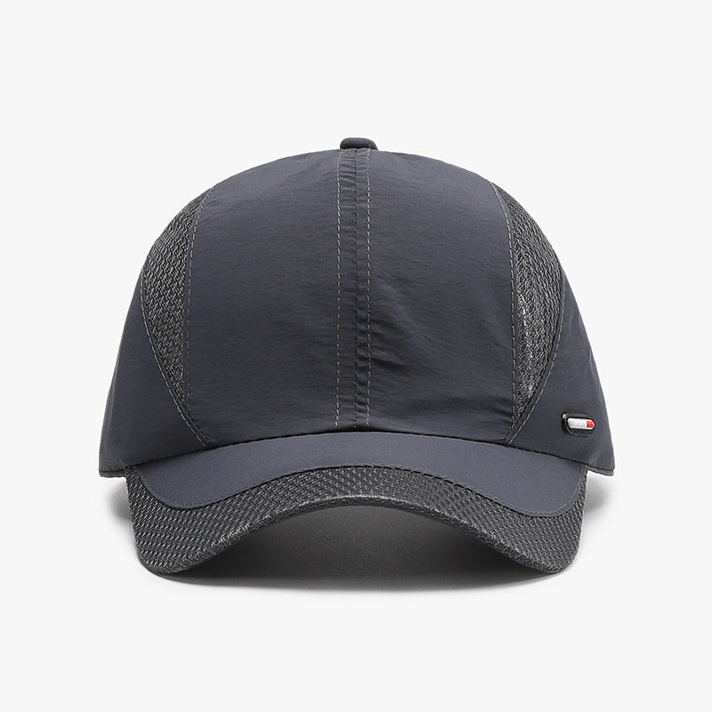 Summer Men's And Women's Quick-drying Mesh Breathable Adjustable Fashionable Casual Style Baseball Cap Suitable For Outdoor Daily Commuting