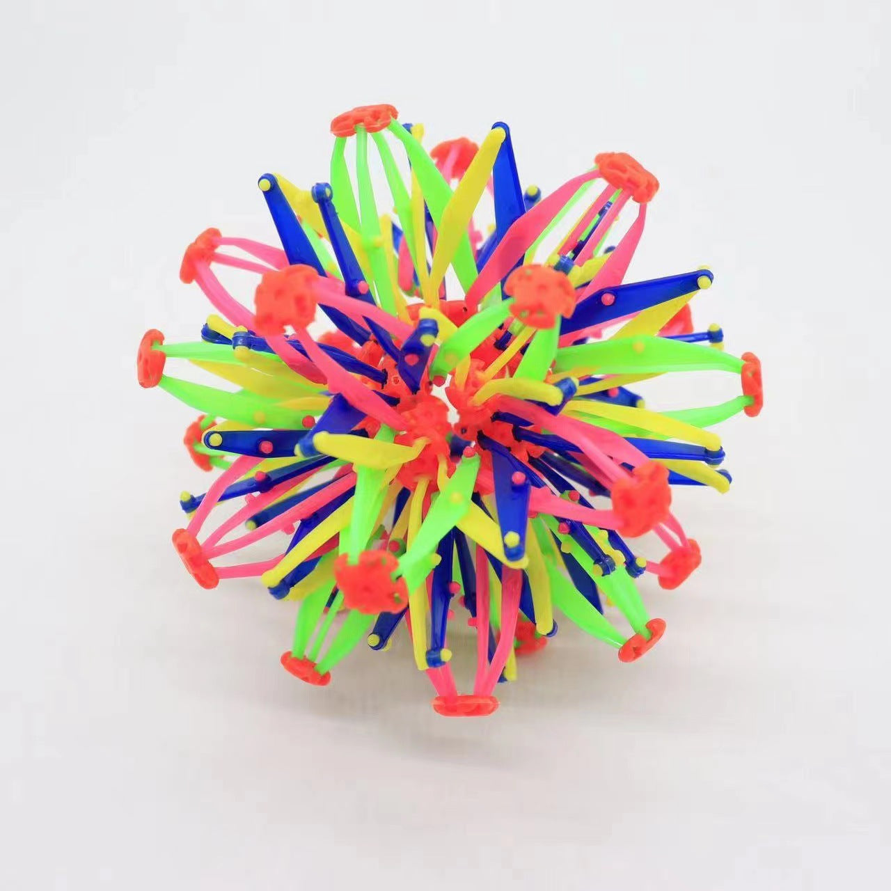 Glowing Magic Telescopic Ball - Expanding Blooming Toy for Kids Outdoor Play Night Market Street Vendor Supply