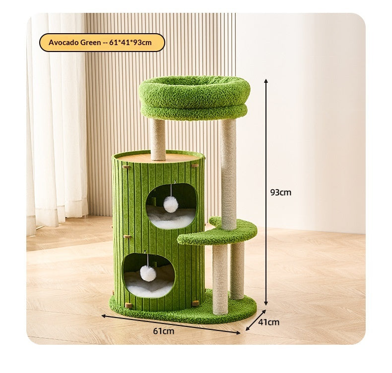 Cat Tree For Home Use, Space-saving Cave-style Cat Bed
