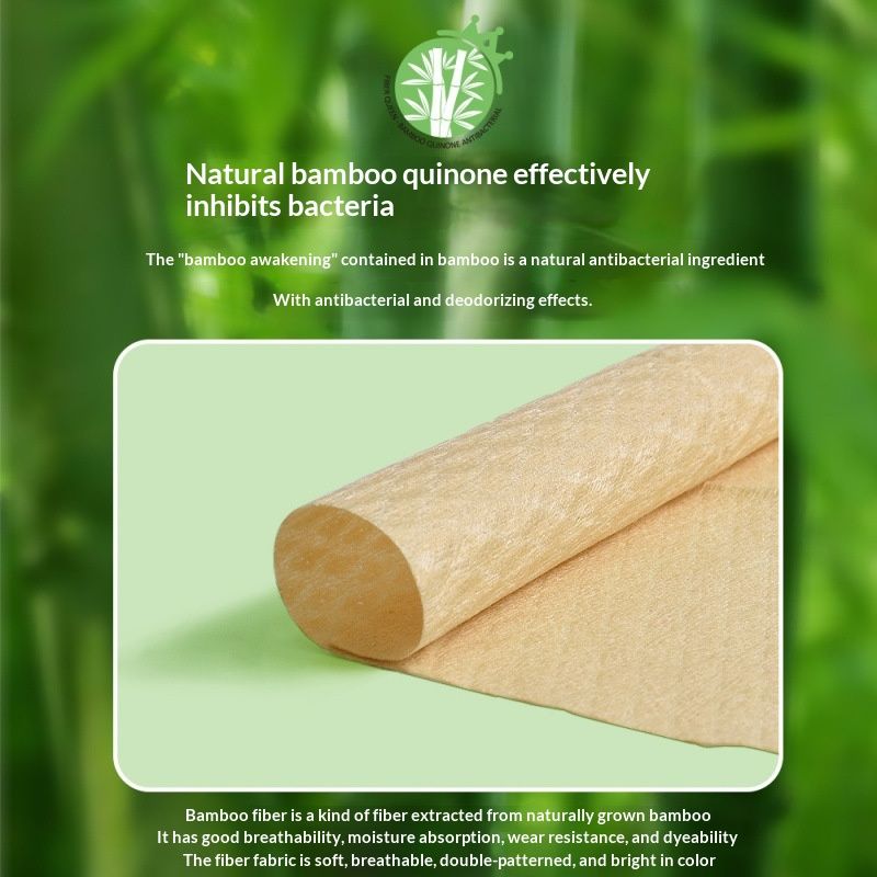 Bamboo Fiber Disposable Soft Facial Wipes