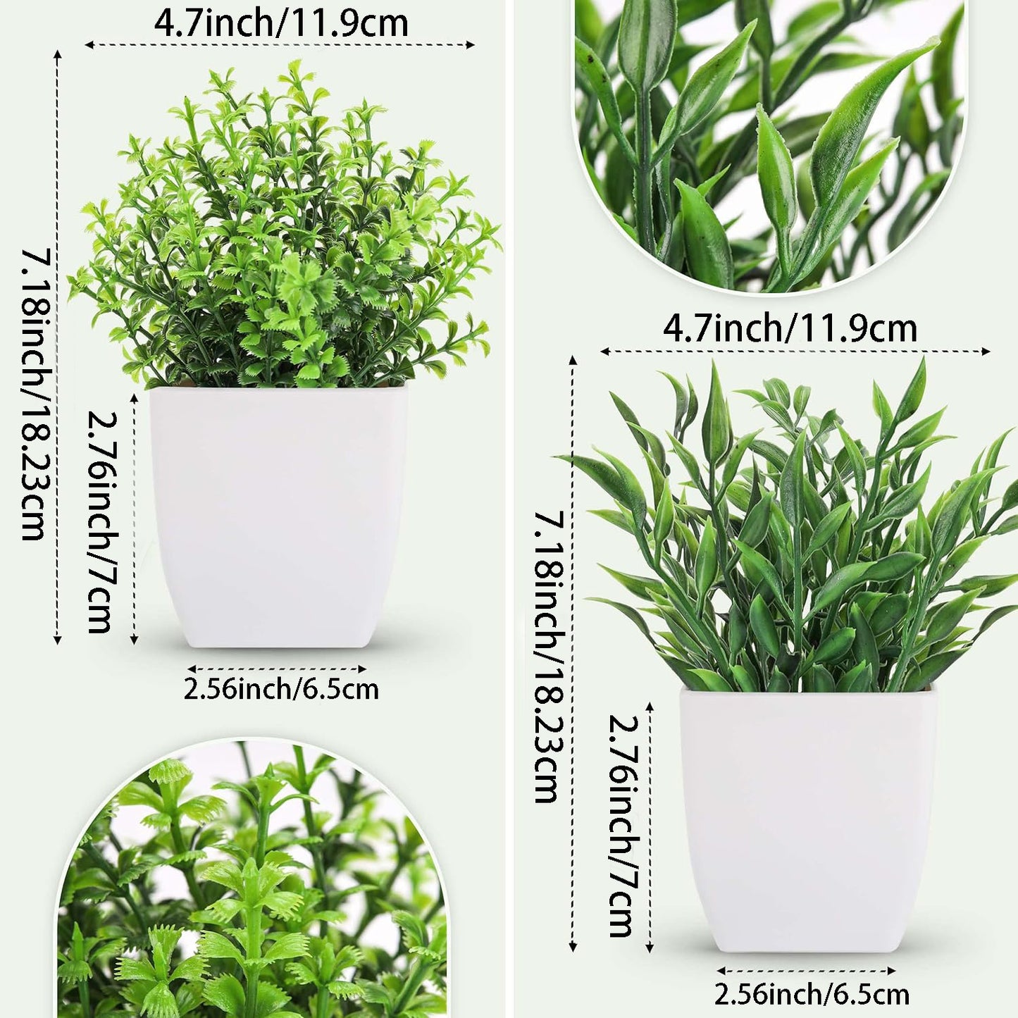Small Potted Plants For Home Artificial Greenery Office Desktop Decoration