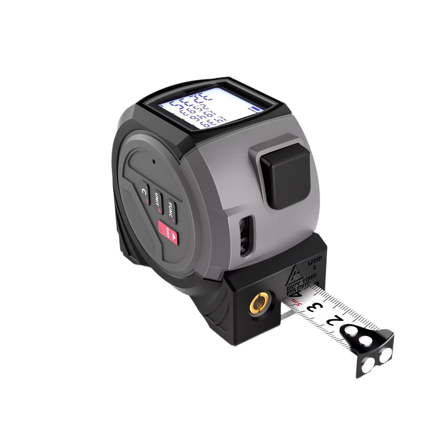 40-meter Digital Smart Tape Measure 3-in-1 Infrared 60-meter Distance Measurer With Cross-line Laser Projection