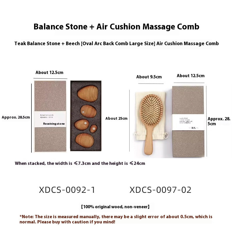 Housewarming Gift Balanced Rock Decoration Creative Wood Carving Cultural And Creative Gifts Emotional Stability Artifact Home Happiness For Friends
