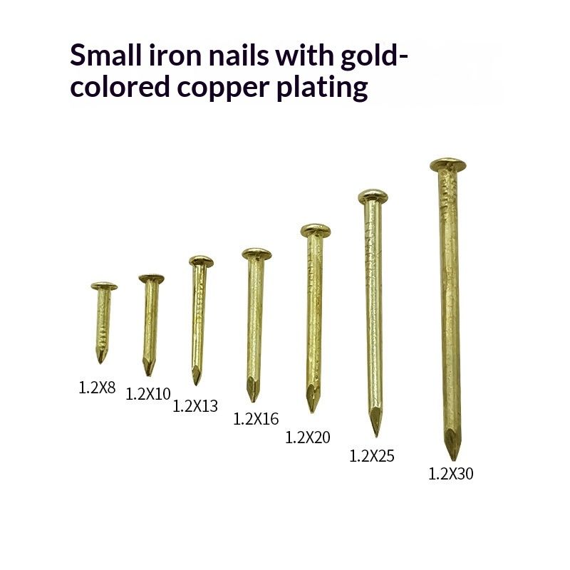 Wooden Box Nail Craft Iron Nails Copper Nails Accessories