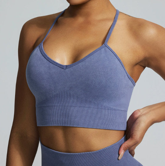 Sports Suit Fitness Wear Seamless Tight High-Waist Sweatpants Womens Outerwear Yoga Outfit Set