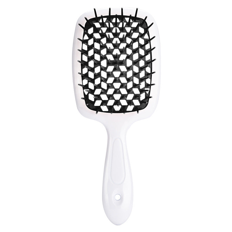 Detangling Comb With Hollow Design Doesnt Snag Hairsuitable For Both Curly And Straight Hair