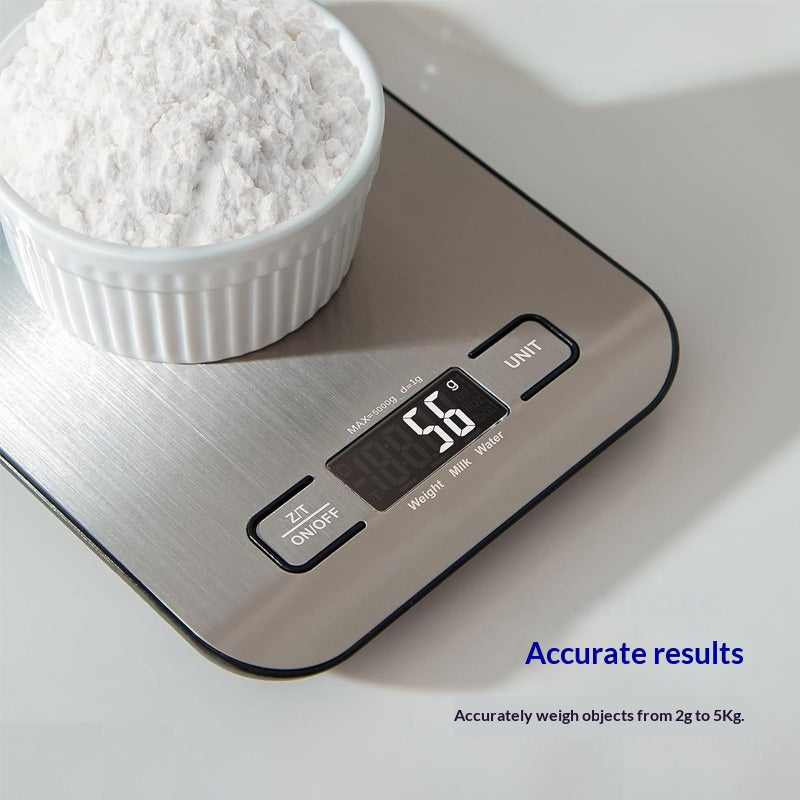 High-precision Electronic Kitchen Scale Compact Household Baking Scale