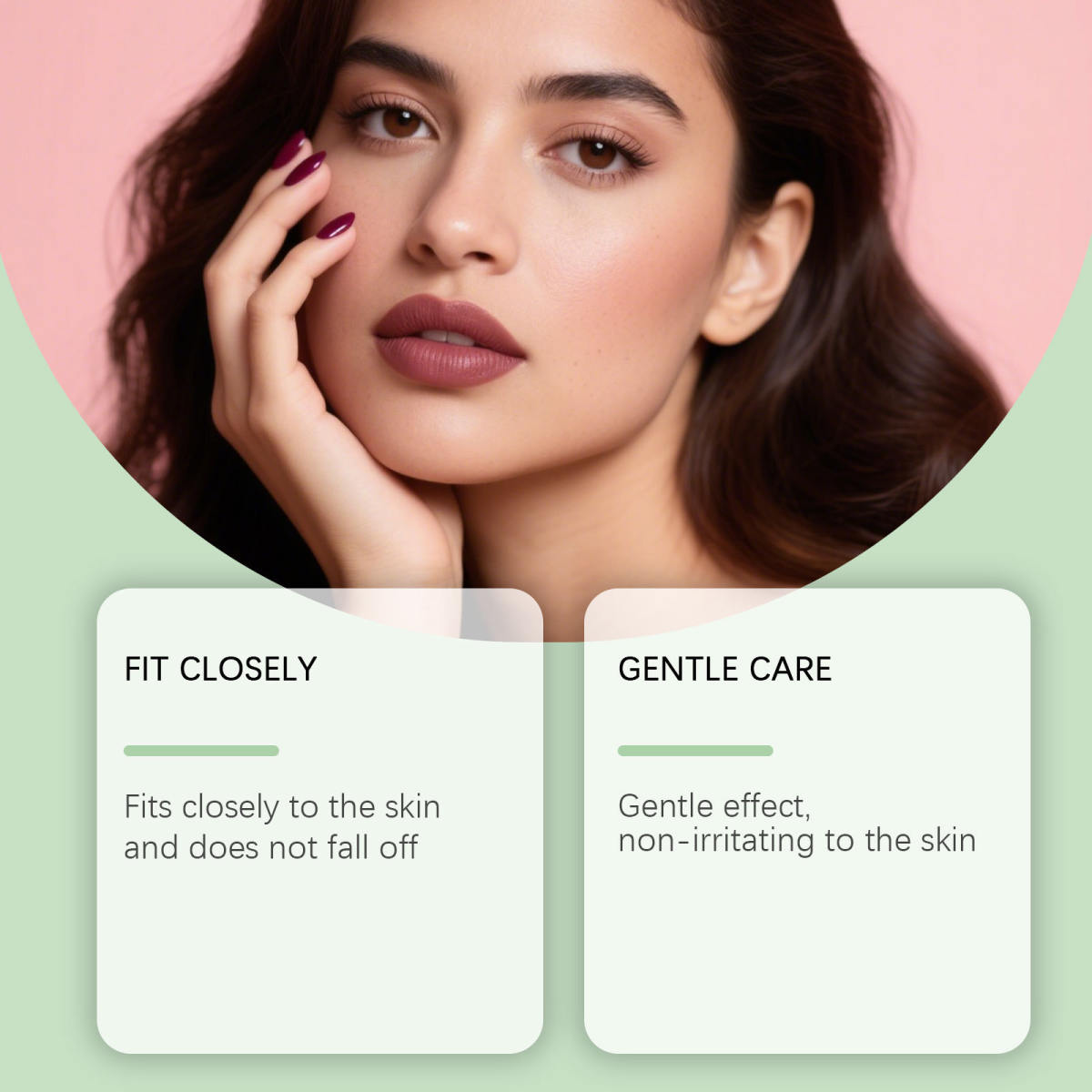 Gentle, Comfortable Daily Care Patches For The Skins Contours