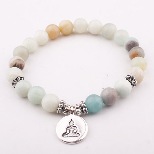 Womens Bracelet Natural Stone Yoga Bracelet