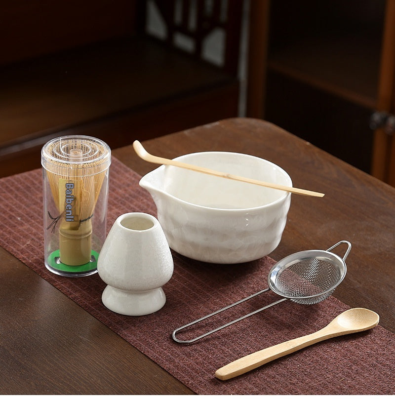 Crystal Glaze Matcha Japanese Style Kung Fu Tea Set Accessories