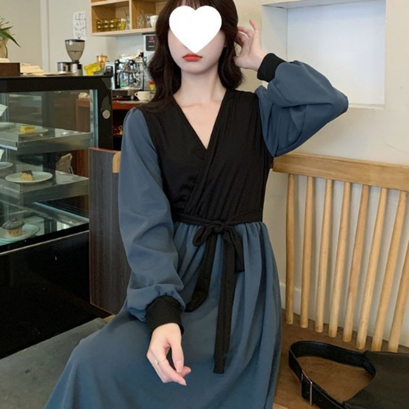 Retro New Korean Slim Fit Women's Dress