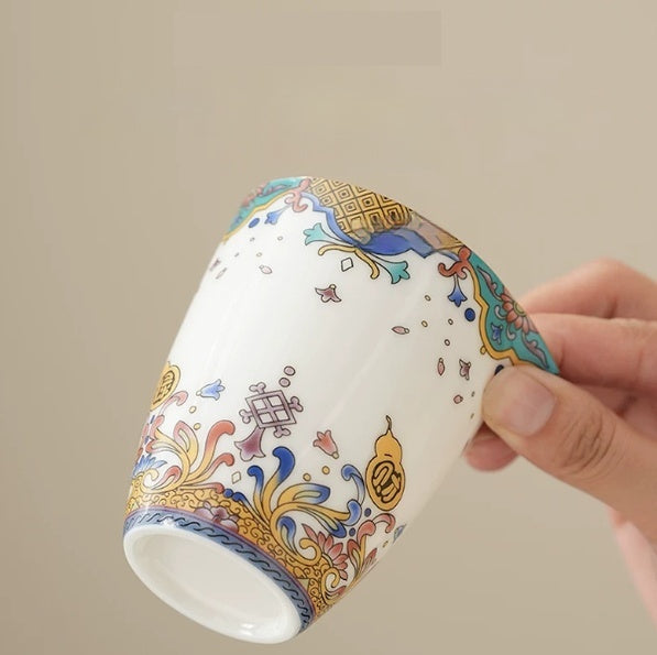 High-end, Exquisite Ceramic Teapot And Tea-serving Set