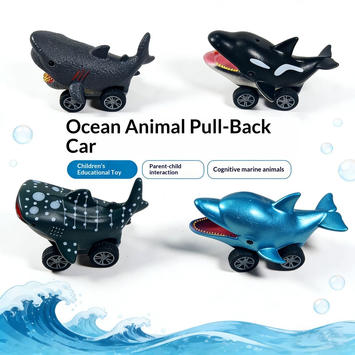 Hand-Painted Solid-Body Simulation Animal Model Toy