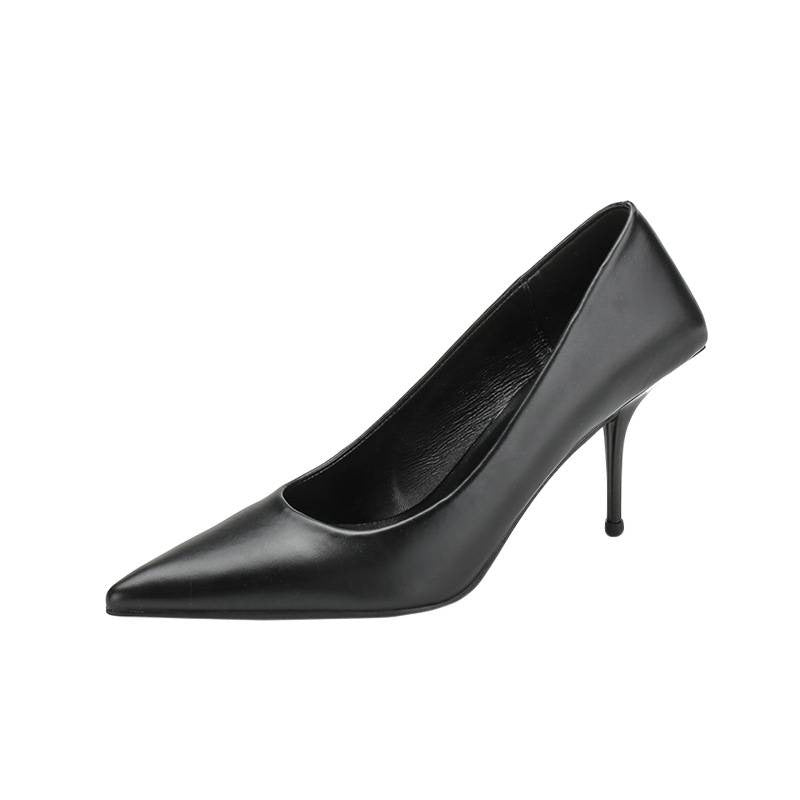 Womens Stiletto-heel Pointed-toe Low-cut Office Pumps