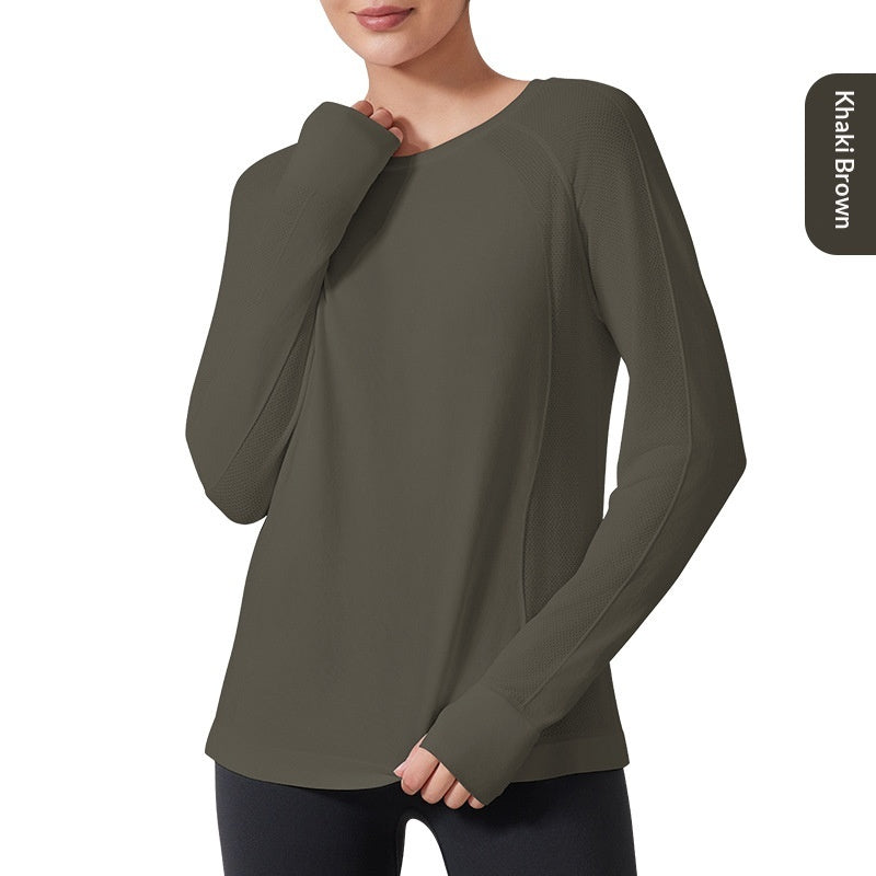 Long-sleeve T-shirt Loose-fit Sportswear For Running And Fitness