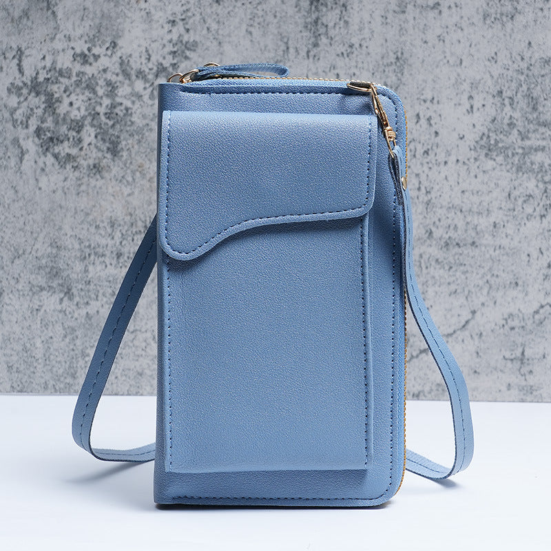 Fashionable Korean-style Shoulder And Crossbody Bag Womens Long Wallet