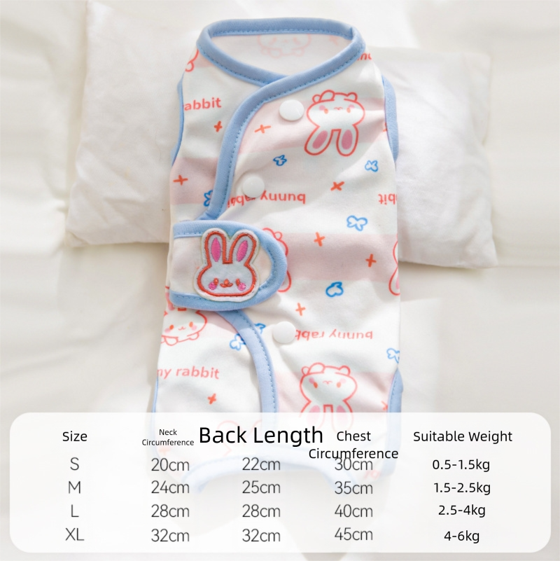 Cat Weaning Clothes Cute Sterilization Suit Protect Belly Clothing For Dogs Cats Anti-lick Recovery Clothing Pet Care Clothes