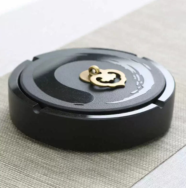 Tai Chi Ashtray With Lid For Home Use