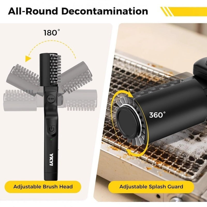 2026 New Popular Electric BBQ Brush For Cleaning BBQ Grills, Heavy-Duty Oil Stain Brush, High Temperature Resistant