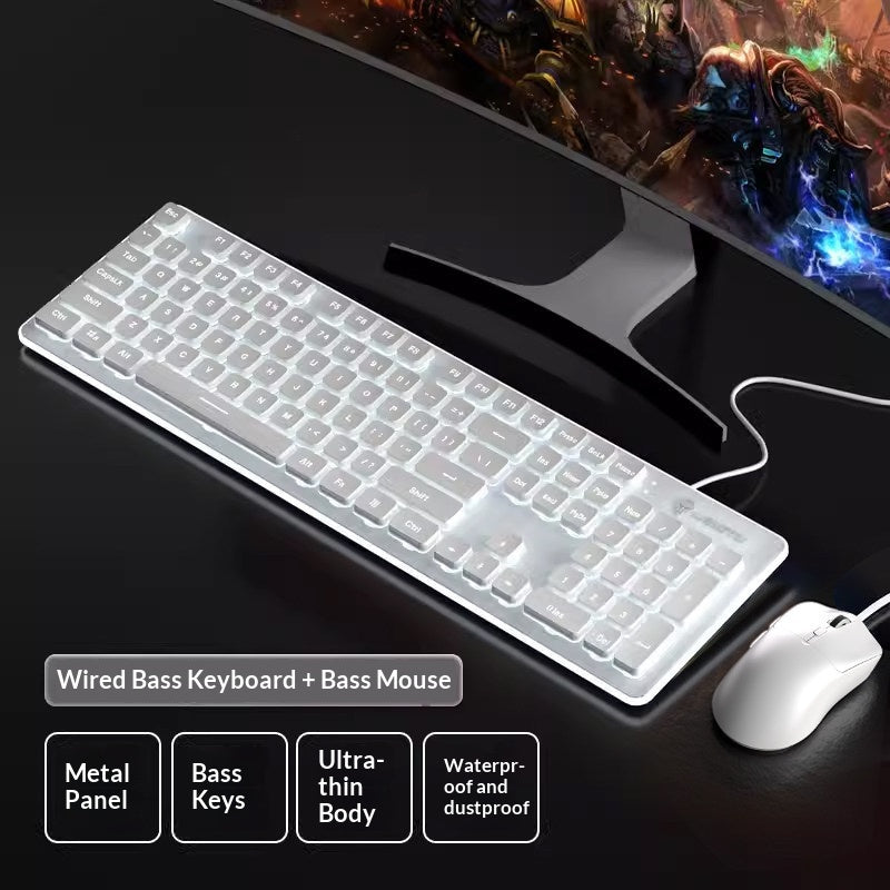 Gaming Office Backlit Wired Keyboard