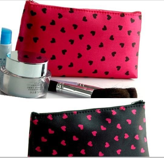 Cosmetic Bags, Small Korean-style Cosmetic Storage Bags, Heart-shaped Cosmetic Bags, Taobao Gifts, Hand-held Bags, Colorant Small Bags Wholesale