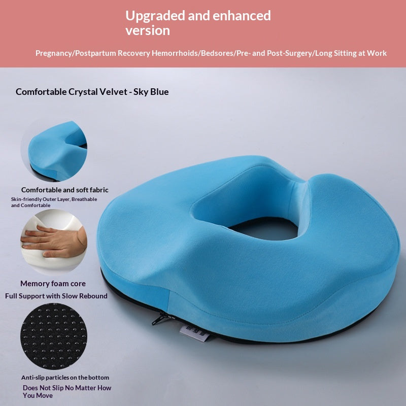 Office Seat Cushion Long-lasting Comfort For Extended Sitting, Breathable Summer Chair Butt Pad