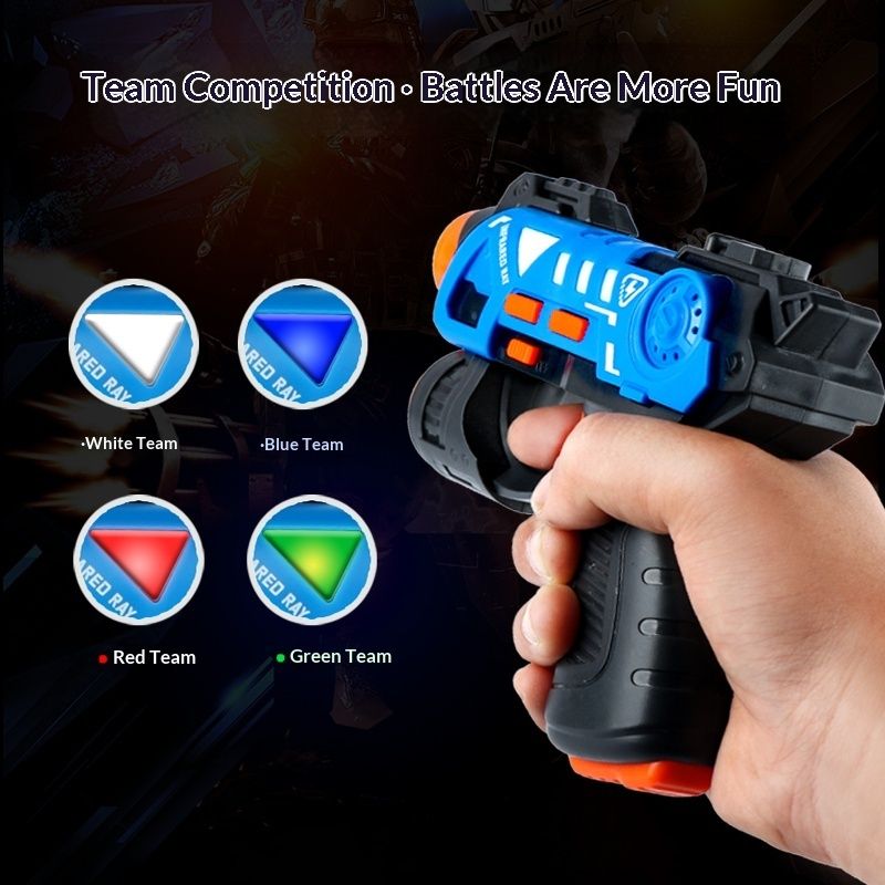 Children's Toy High-End Black Tech Flying Saucer Projection Game Gun Toy