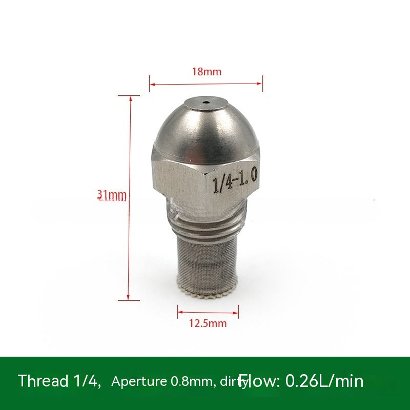 High And Low Pressure Fine Atomization 304 Stainless Steel Nozzle 2 Points Humidifying And Cooling Methanol Combustion Head
