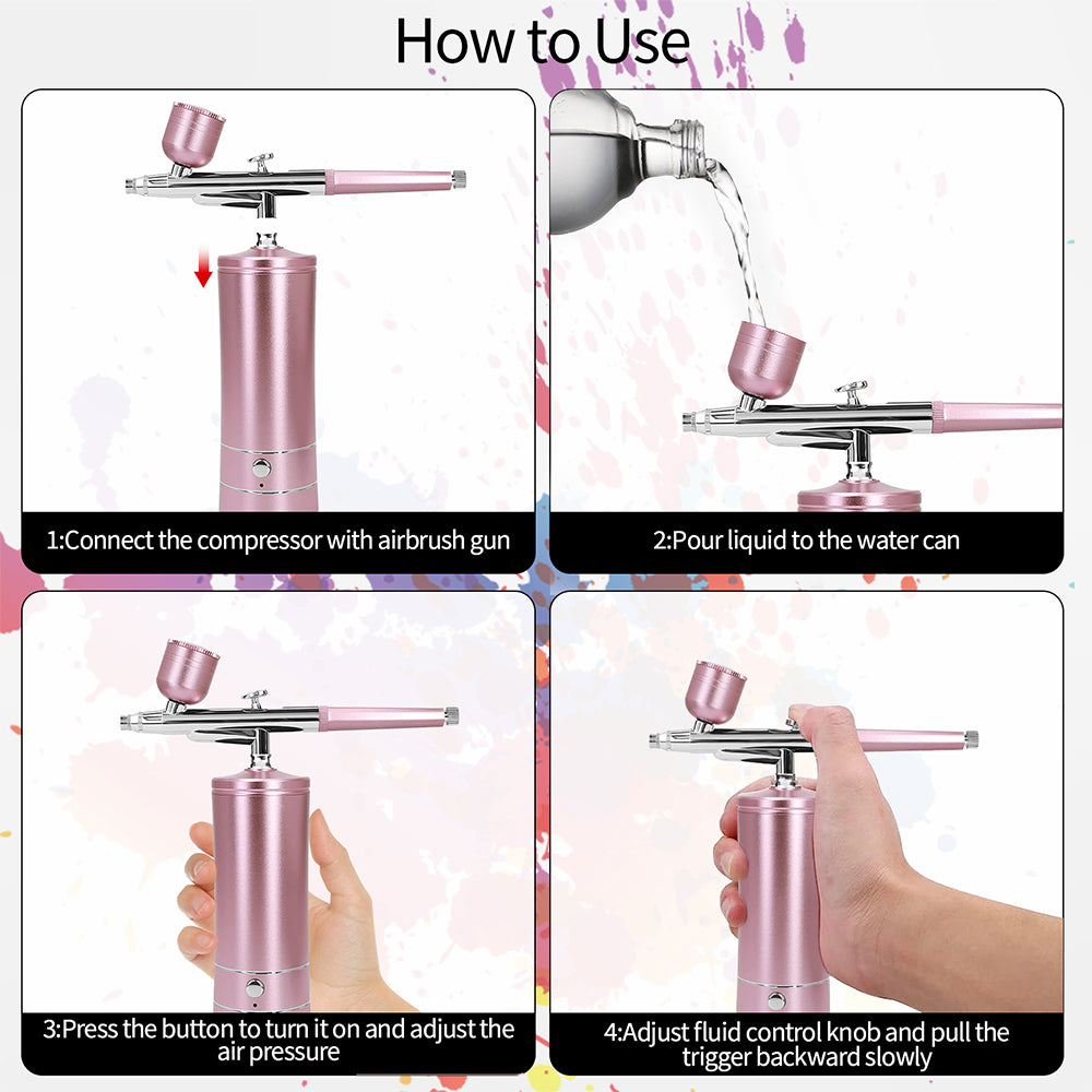 Oxygen Injection Instrument Water Injection Beauty Instrument Nano Spray Facial Skin Rejuvenation Spray Gun
