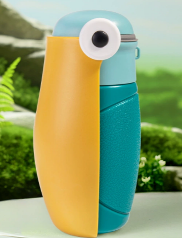 Pet Hornbill Cup-250ml-Blue-ABS PET-1 Piece