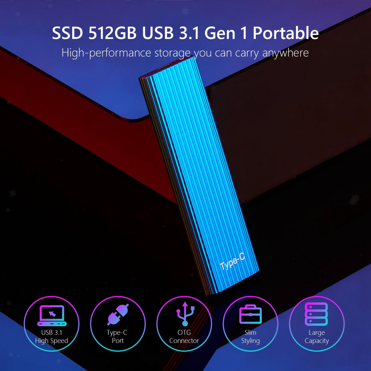 Portable Mobile Solid State Hard Drive