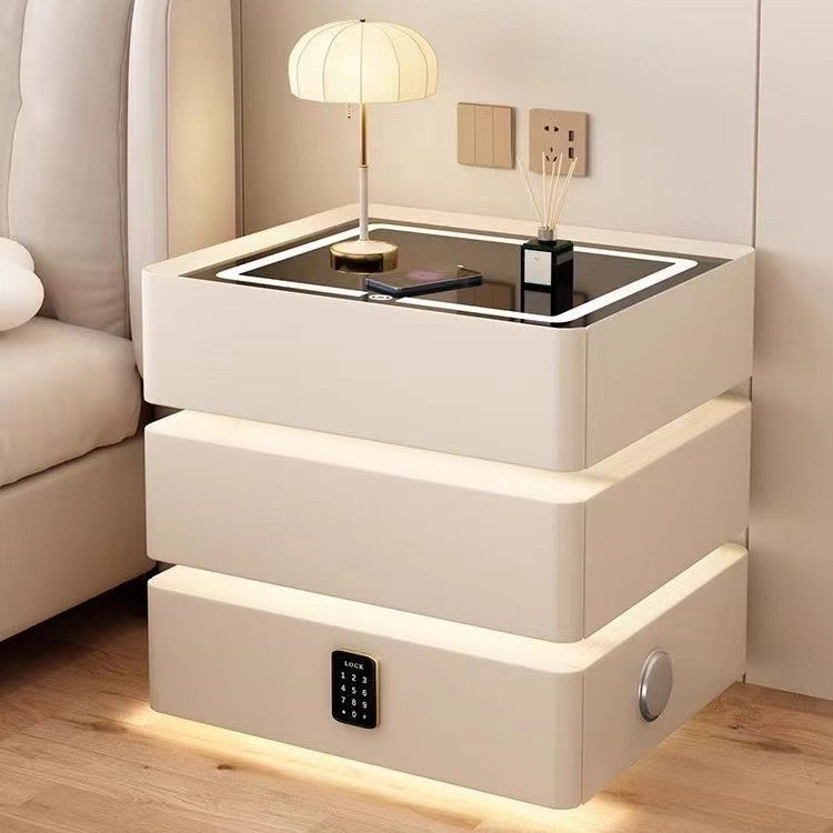 Multifunctional Wireless-Charging Bluetooth Smart Bedside Table