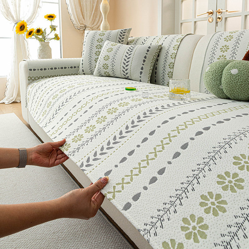 Ice Silk Cooling Mat Simple Sofa Cushion